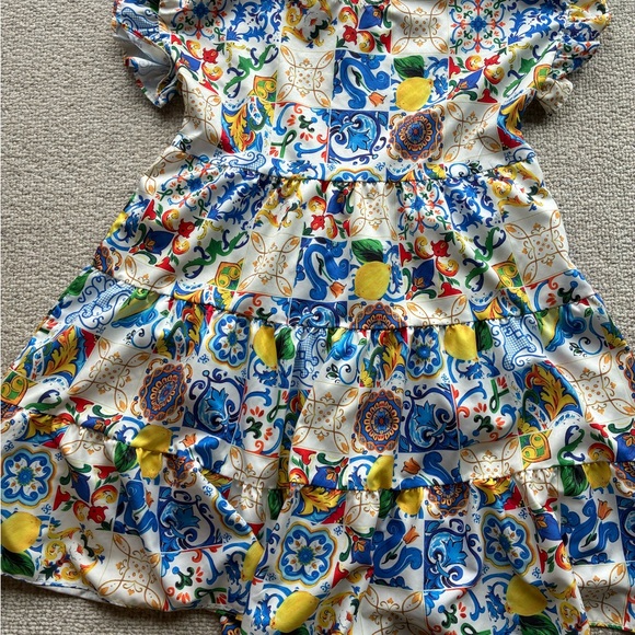 Colorful Patterned Dress - Picture 2 of 3